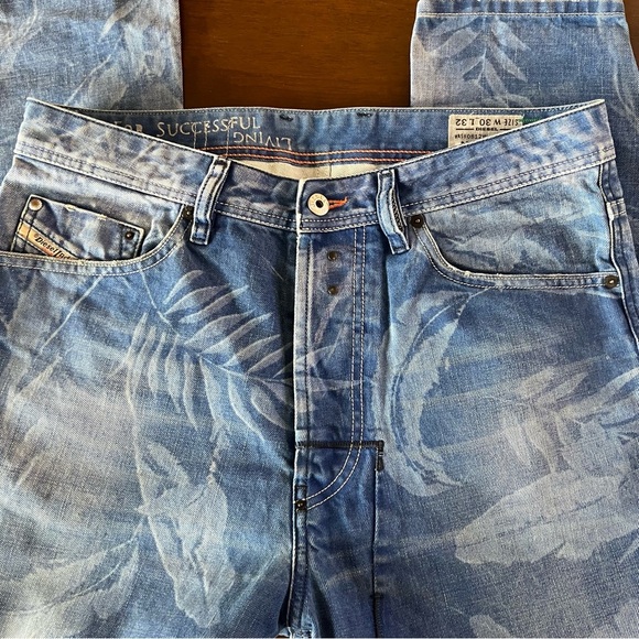 Diesel Co Men’s Narrot Carrot Regular 0812W Denim Jeans-Size 30 - Picture 5 of 12